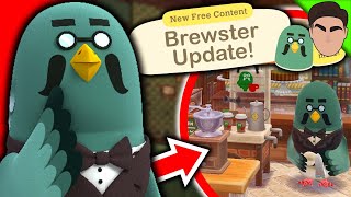 BREWSTER IS HERE!! Animal Crossing New Horizons Update