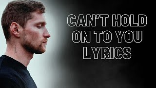 Lucidious | can't hold on to you [LYRICS]