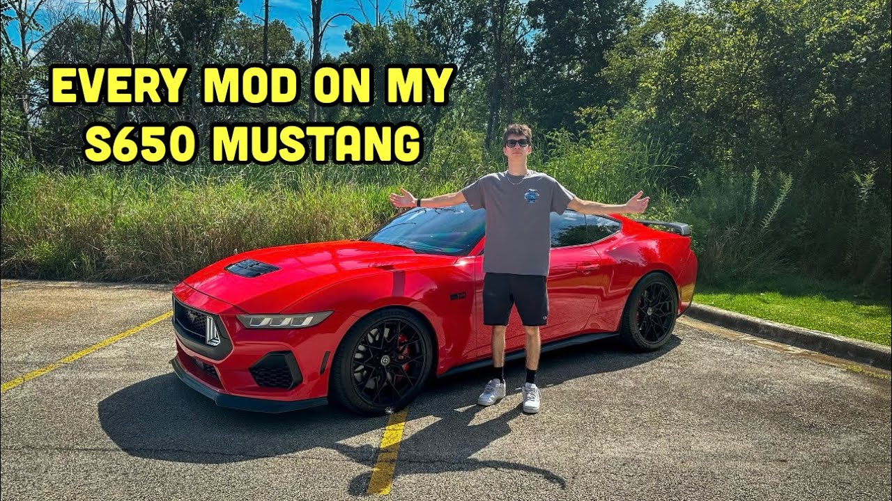 ВСЕ МОДИФИКАЦИИ, СДЕЛАННЫЕ С МОИМ MUSTANG GT 2024 ГОДА