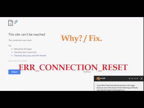 err_connection_reset android
