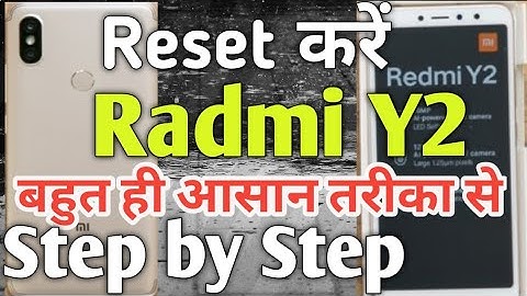 Radmi Y2 Phone Reset करें बहुत ही आसान तरीका से।