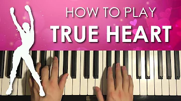 How To Play - FORTNITE DANCE - True Heart (PIANO TUTORIAL LESSON)