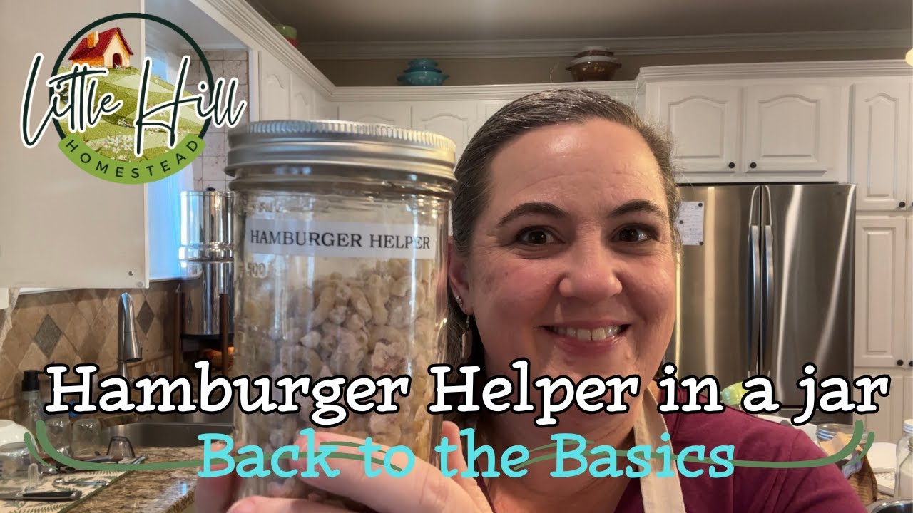 HAMBURGER HELPER в банке. Долго хранится, так что вам не придётся тратиться на коробочную версию.