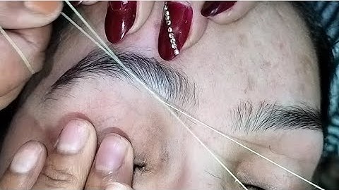 Eyebrow tutorial for beginners . eyebrow threading kaise kare@KayasMakeup1701 