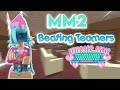 BEATING TOXIC TEAMERS in MM2 + Keyboard ASMR (Murder Mystery 2)