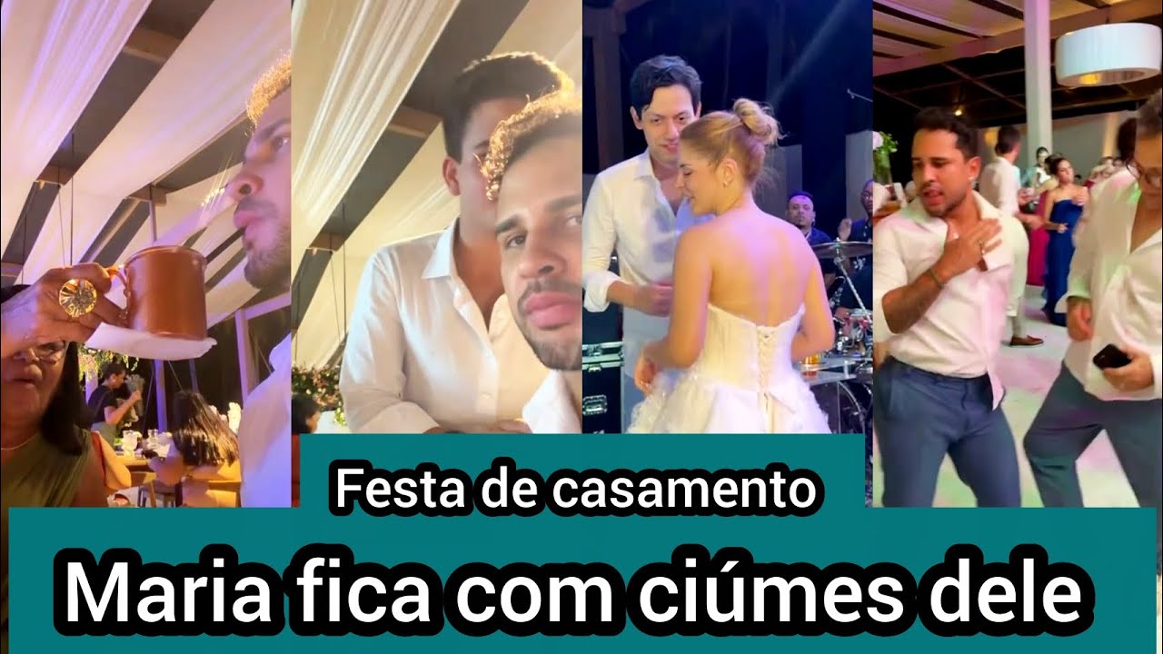 Maria fica de olho em Lucas Guimarães e fica com ciúmes se algum rapaz ir conversar com ele 