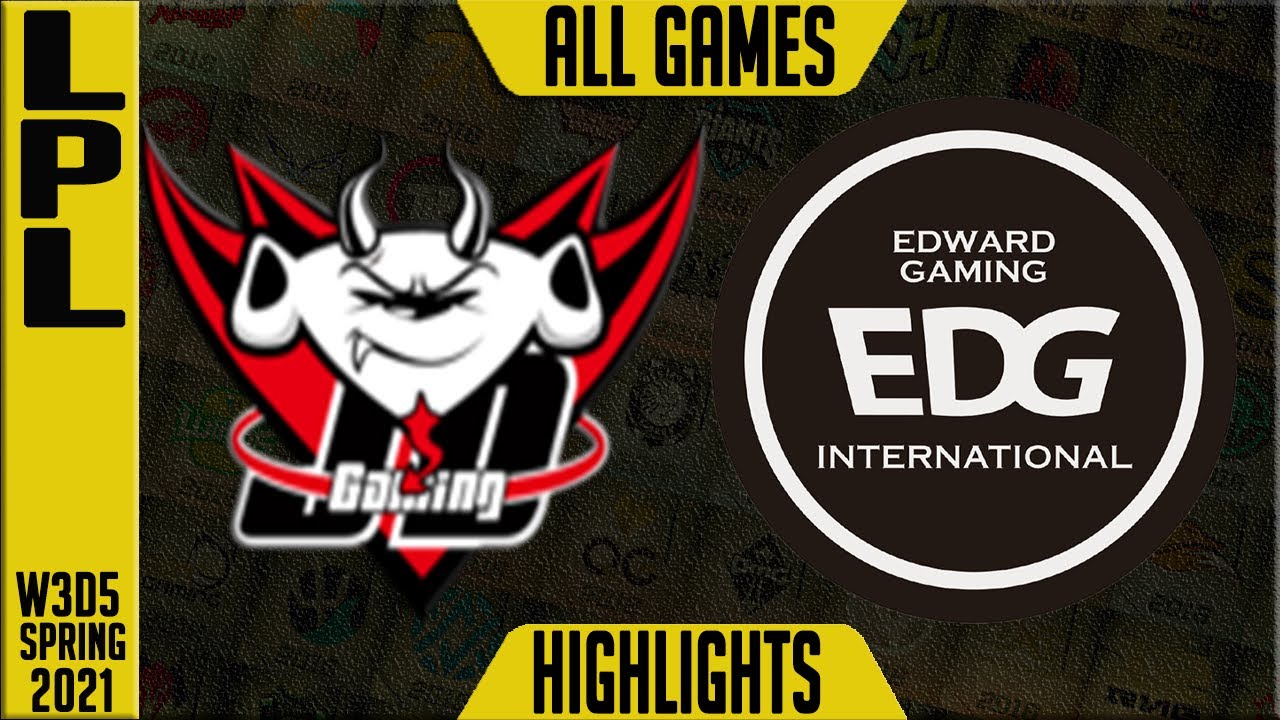 EDG vs JDG Highlights ALL GAMES | LPL Spring 2021 W3D5 | Edward Gaming vs JD Gaming
