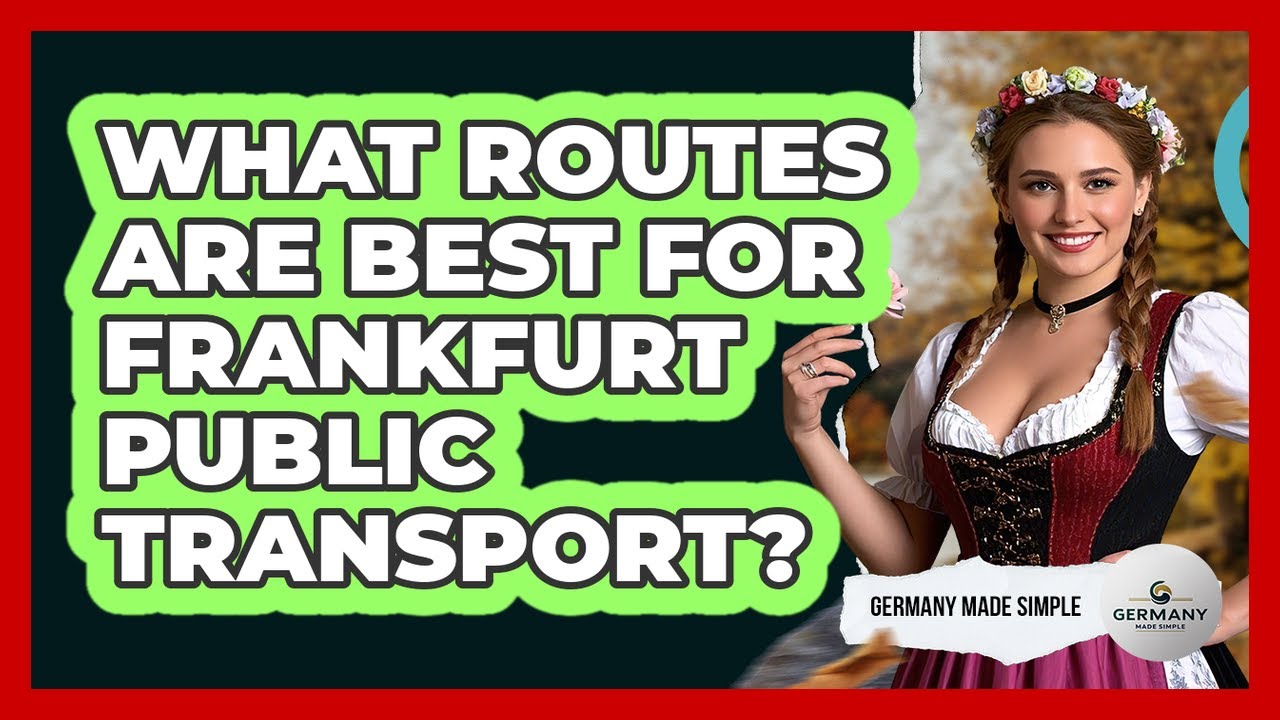 What Routes Are Best For Frankfurt Public Transport? - Germany Made Simple