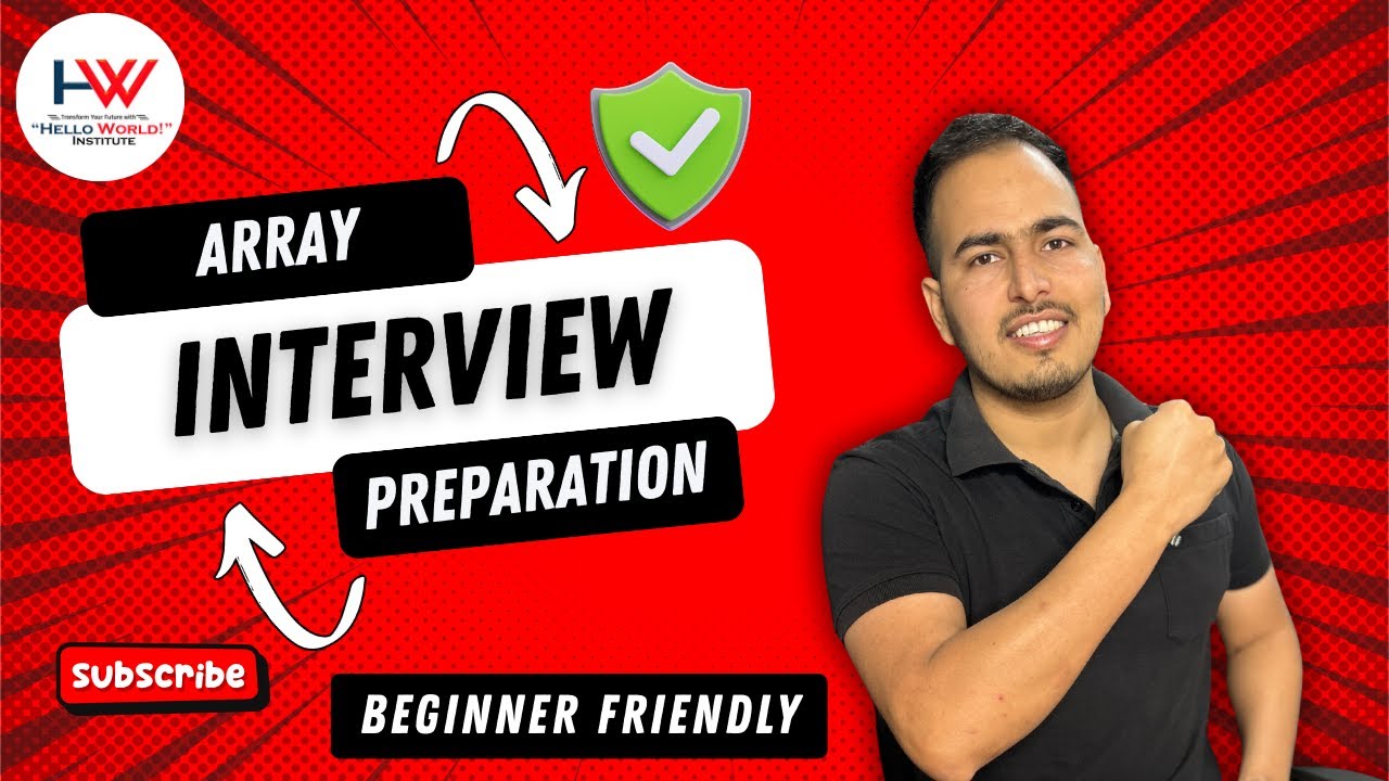 array interview preparation  live coding classes