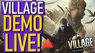 Resident Evil Village NEW "Village" DEMO Live!