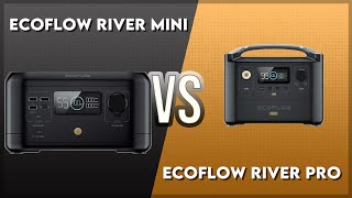 EcoFlow River Mini vs EcoFlow River Pro Technical Comparison