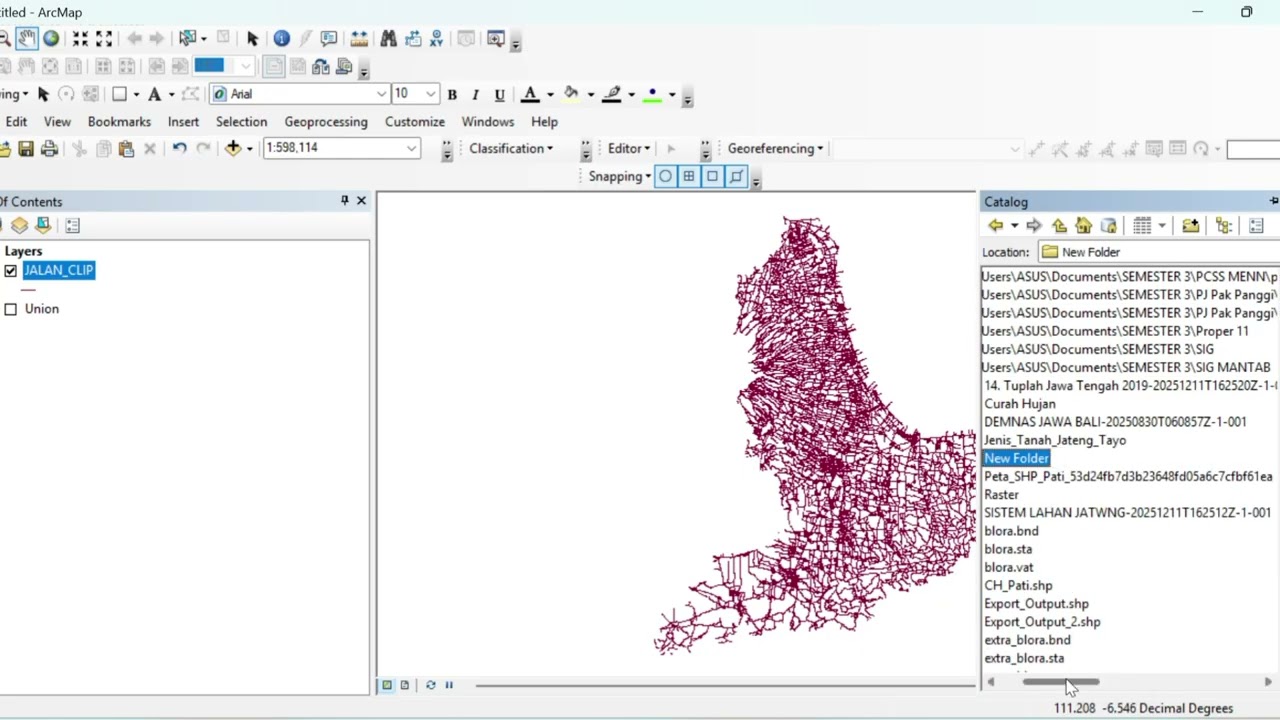 Tutorial Overlay Vektor, Raster serta Network Analysis