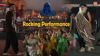 Sadhguru Dance To Rocking Performance By Paradox At Isha Mahashivratri 2024 Adiyogi Shiva Yoyo Tv