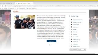 How to use opposing viewpoints database