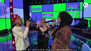 Bukan Lagi Kita AMAD X NADEERA | REHEARSAL VERSION | TALK TO MY MANAGER GRAND FINALE