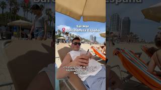 Barcelona beach club eats! #barceloneta #barcelona #beachclub #spainbeach #spainbeaches #beachclubs
