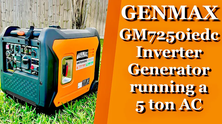 Experience Power and Efficiency with the Genmax GM7250IEDC Inverter Generator