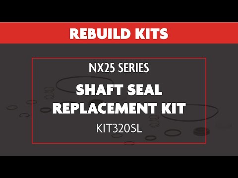 NX25 Shaft Seal Kit Installation