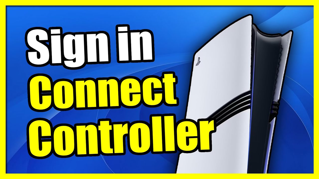 Ps5 App Sign In How to Connect & Sign in with 2nd Controller on PS5 Pro (Easy Tutorial ...