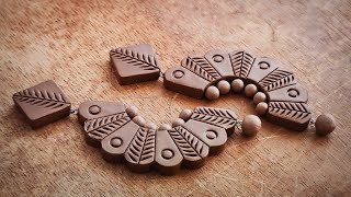 Terracotta Earrings  Danglers | How to make Terracotta Jewellery?