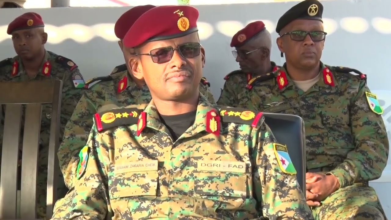 La cérémonie de fin formation de la 12 -ème promotion de  L’académie Militaire Inter-Armée D’ARTA