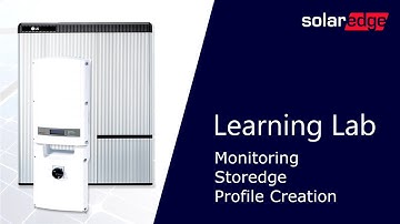 SolarEdge Battery Profile Creation via Monitoring Platform