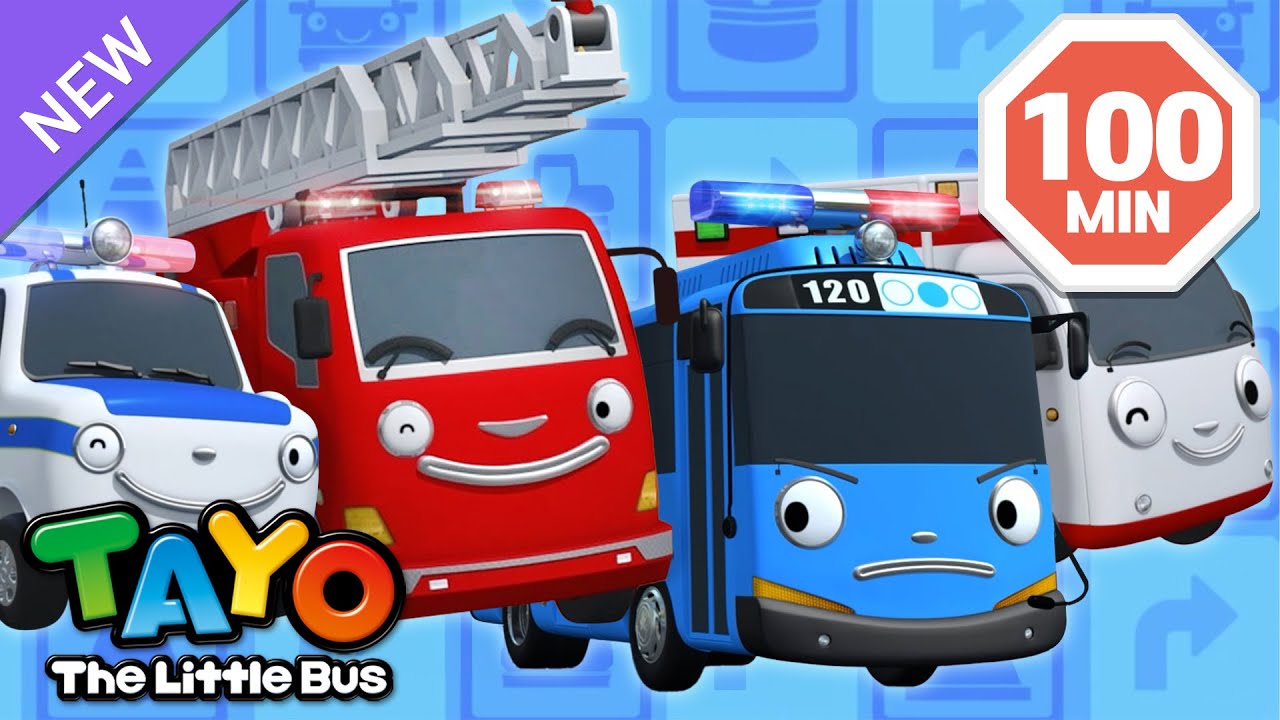 Original Rescue Team Compilation  Vehicles Cartoon for Kids  Tayo Episodes  Tayo the Little Bus