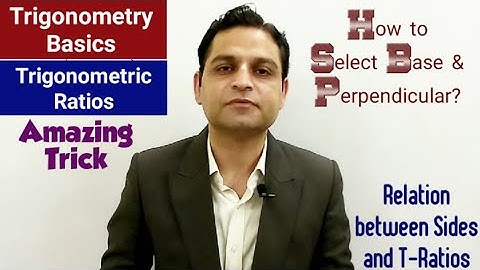 Trigonometry Basics - Learn about Trigonometric Ratios with Amazing Trick - You will never Forget