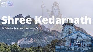 Kedarnath yatra | kedarnath temple trekking cinematic video | केदारनाथ मंदिर