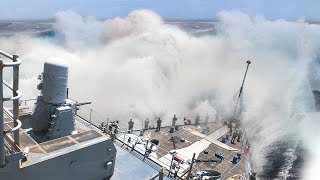 US Navy Ships Special Techniques to not Sink During Storm screenshot 5