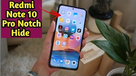 How to hide notch in redmi note 10 pro || Redmi note 10 pro hidden features 👍