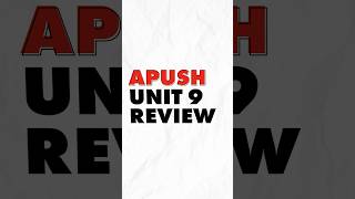 ONE MINUTE Review #apush Unit 9
