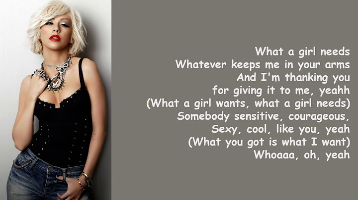 What a Girl Wants Lyric Video version - Lyric Video performance video thumbnail
