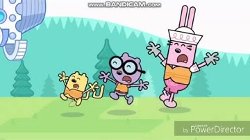 Wubbzy, Walden, and Widget Screaming and Run Away!