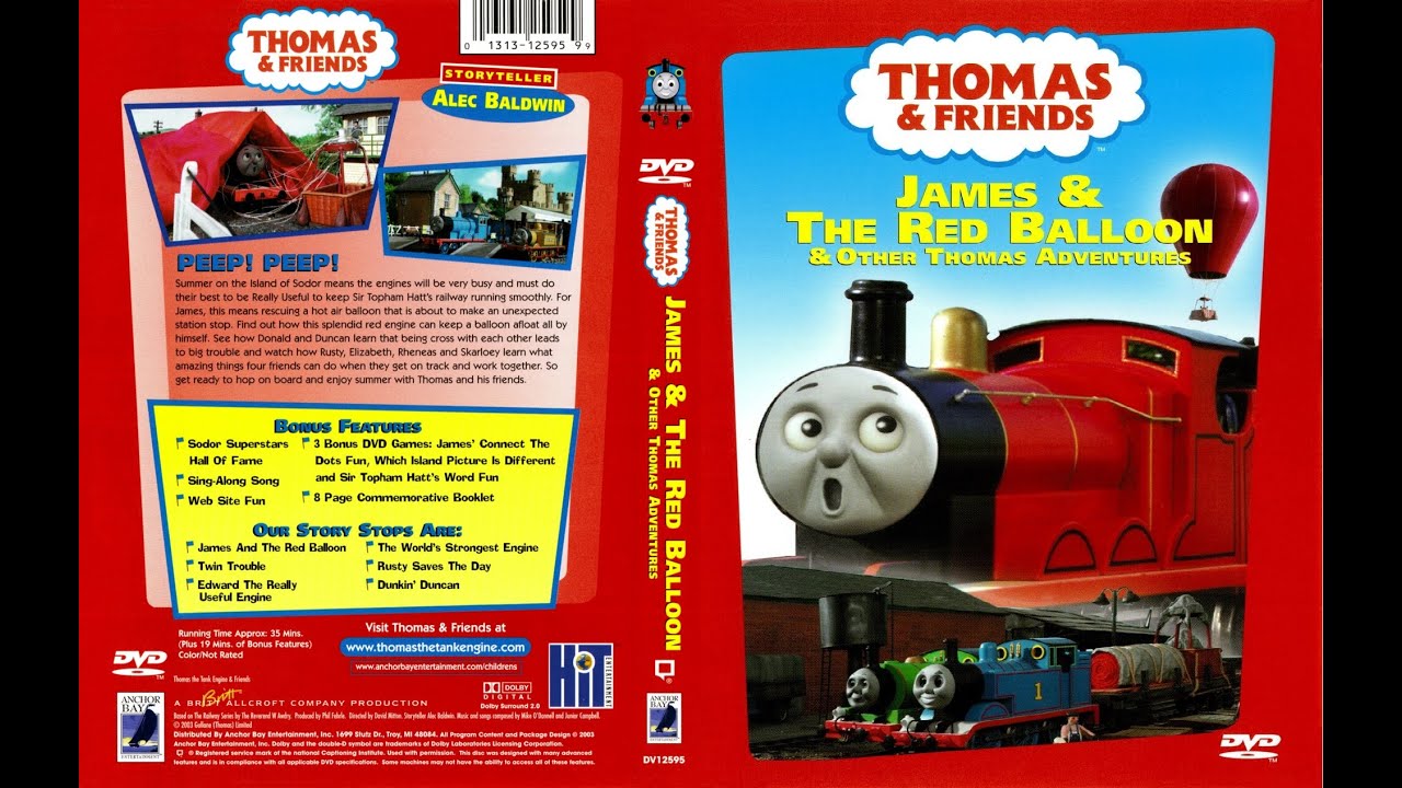 James And The Red Balloon & Other Thomas Adventures DVD (US AB) YouTube