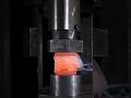 Hydraulic Press vs Red-Hot Spring #short #shorts