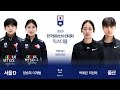 B조 예선 양승희 이재범 서울D 박예린 최정욱 울산 2025 한국컬링선수권대회 믹스더블 B조 예선 양승희 이재범 서울D 박예린 최정욱 울산 2025 한국컬링선수권대회 믹스더블