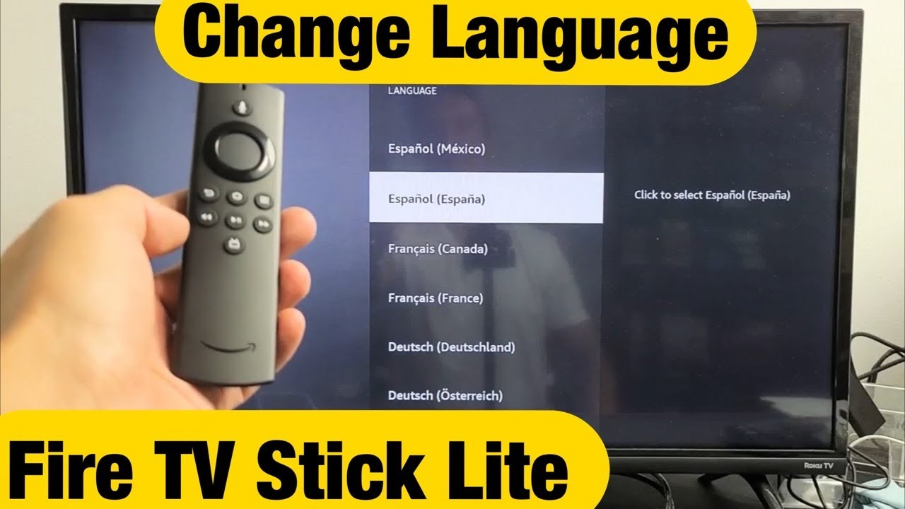 Fire Tv Stick Lite: How To Change Language (Or Get English If Stuck In Another Language)