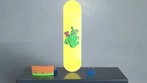 Higgins3D - Skateboard Squeegee for Carpet Company  - KeyShot Animation