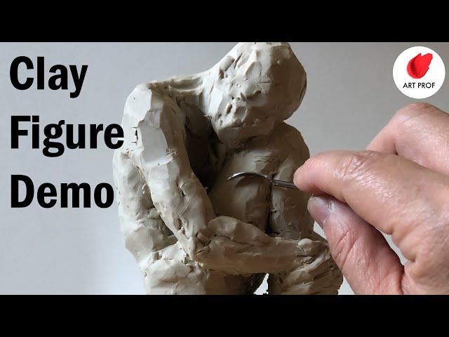 My first ever sculpture made out of clay. I was struggling with the arms  and head so i'll practice with each part of the body before i make a full  body sculpture.