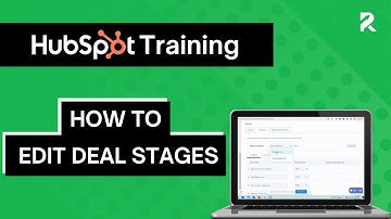 Editing Deal Stages in HubSpot