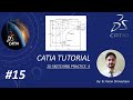Catia 2D drawing Practice 4