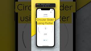 Circular Slider using Flutter #shorts #flutter #ui #flutterdev screenshot 2