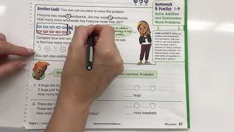 2nd grade math homework 1-9