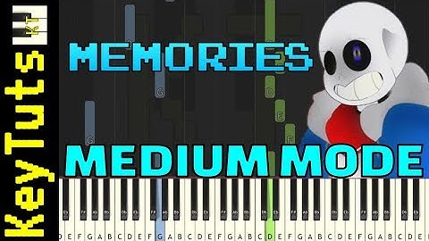 Learn to Play Memories from Glitchtale (Undertale AU) - Medium Mode