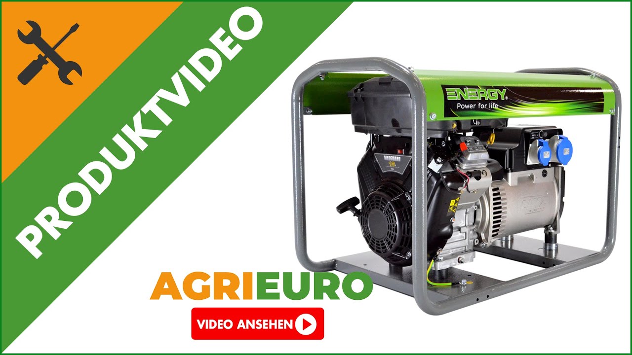 Produktvideo Einphasiger Stromerzeuger ENERGY EY-10MB 7,6 KW