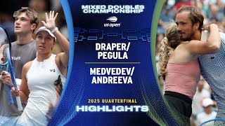 Download Lagu Draper/Pegula vs. Medvedev/Andreeva Highlights | 2025 US Open Quarterfinal MP3 Download Lagu Draper/Pegula vs. Medvedev/Andreeva Highlights | 2025 US Open Quarterfinal MP3