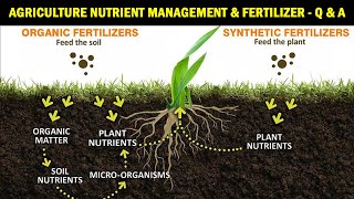 Agriculture Nutrient Management and Fertilizer | EPISODE 2 | Q & A | Crop Production Technology