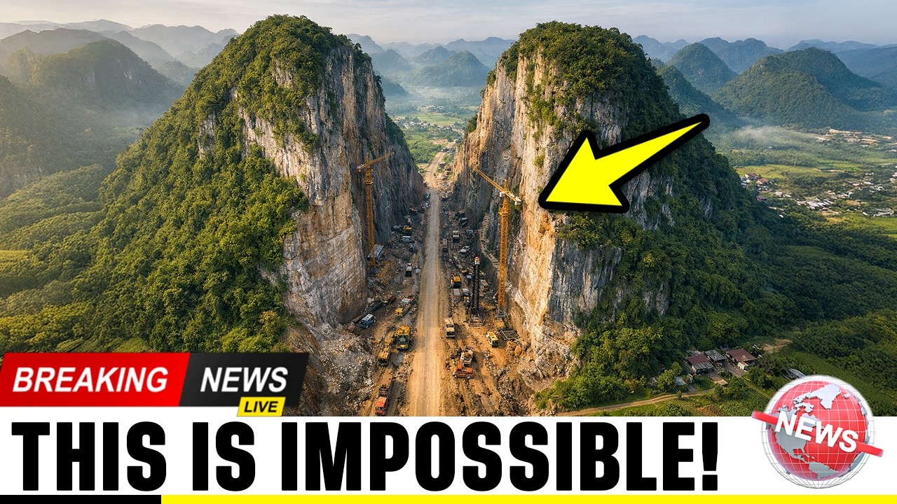 China Just Split A Mountain In Half To Build This Bridge