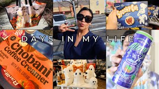A FEW DAYS IN MY LIFE || PREPPING FOR HALLOWEEN || SAMS CLUB HAUL || TJ MAX || BURLINGTON || TARGET